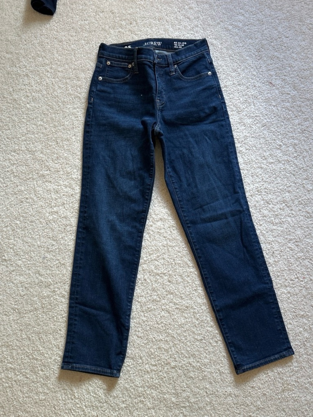 J. Crew Dark Indigo Slim Jeans